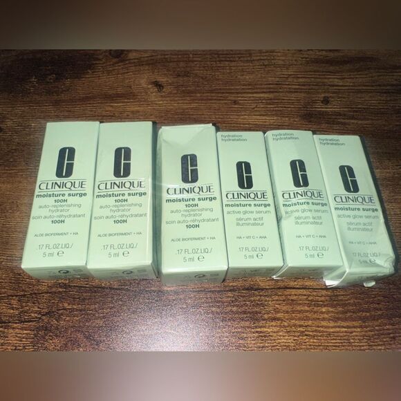 Clinique Moister Surge Active Glow Serum Travel Size X6 - Picture 2 of 2
